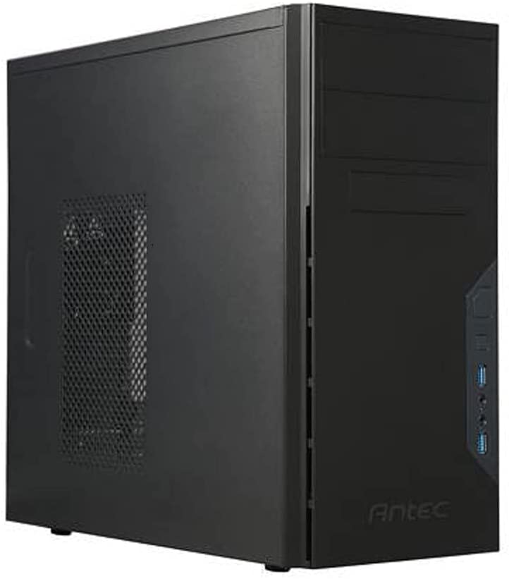 Photo 1 of Antec VSK3000E-U3_US SGCC Steel Black Mini Tower Case, Micro ATX (MINOR BENT ON RIGHT END, SEE PICS FOR DETAILS)
