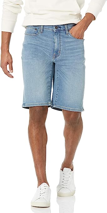 Photo 1 of Amazon Essentials Men's Straight-Fit 11" Inseam Denim Short 40W