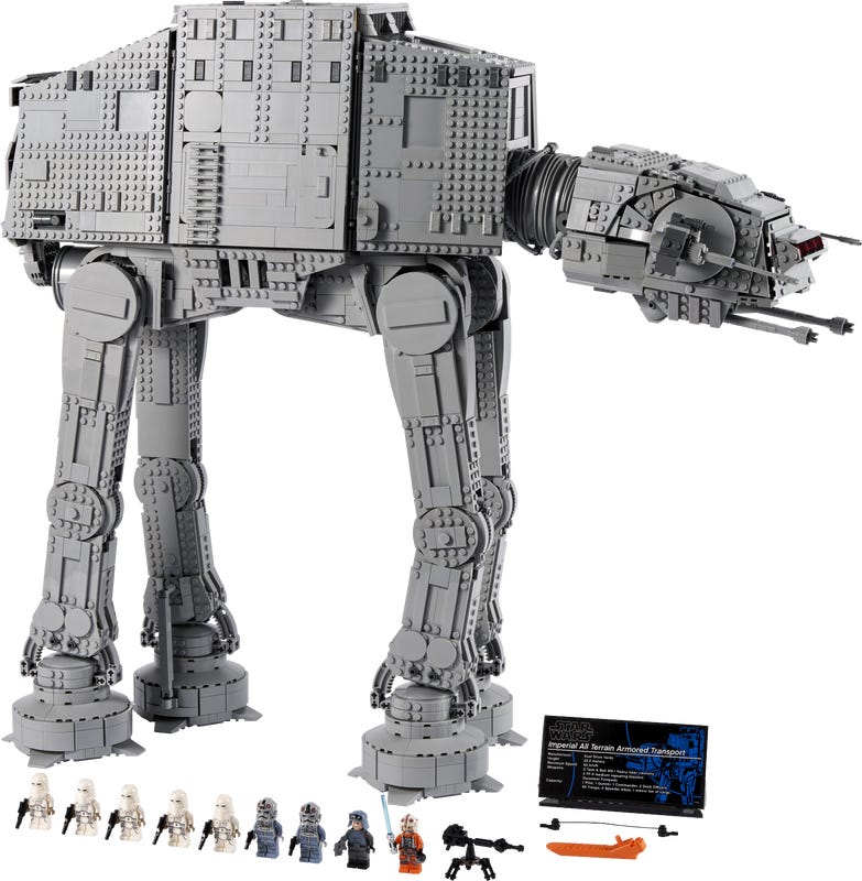 Photo 1 of LEGO Star Wars at-at 75313 Creative Building Kit; Impressive Star Wars Collectible for Adults and the Best Holiday Gift Birthday Present or Special T
