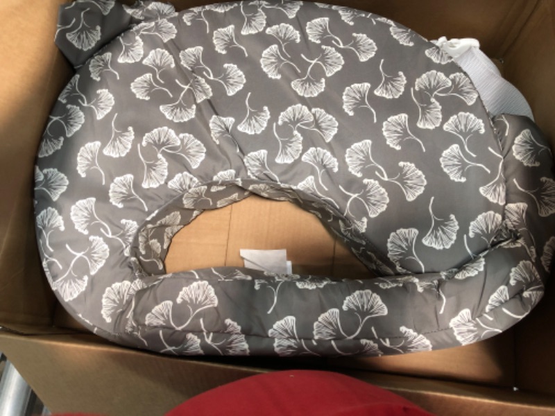 Photo 1 of My Brest Friend Original Nursing Posture Pillow, Grey Flowing Fans
