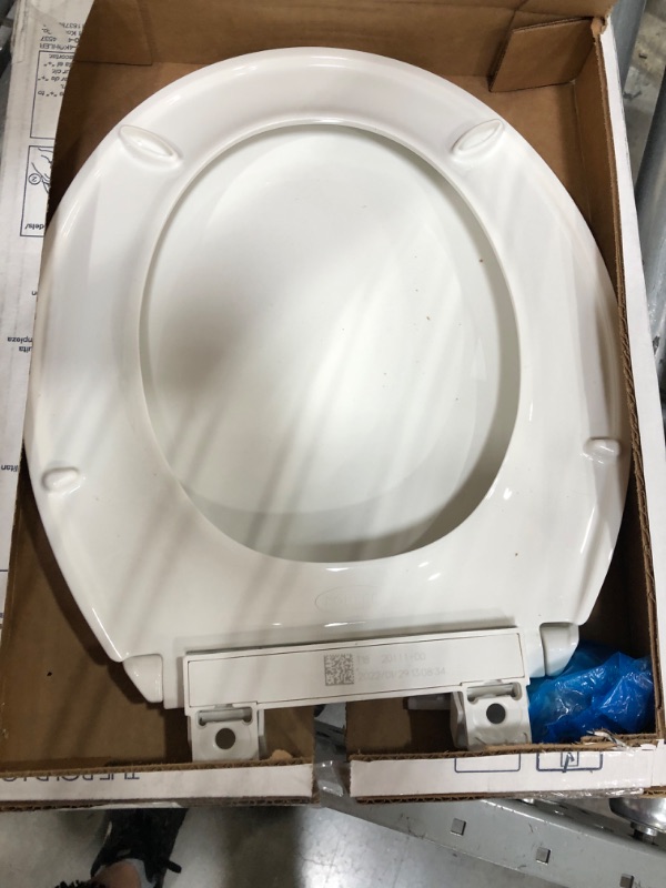 Photo 2 of 
K-20111-0 Brevia Quite-Close Round Front Toilet Seat, White
