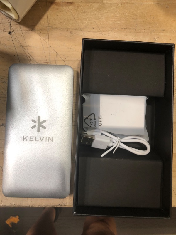 Photo 2 of Kelvin Coats - M1 High Capacity Battery, Heated Jacket Power Bank Replacement | Silver
