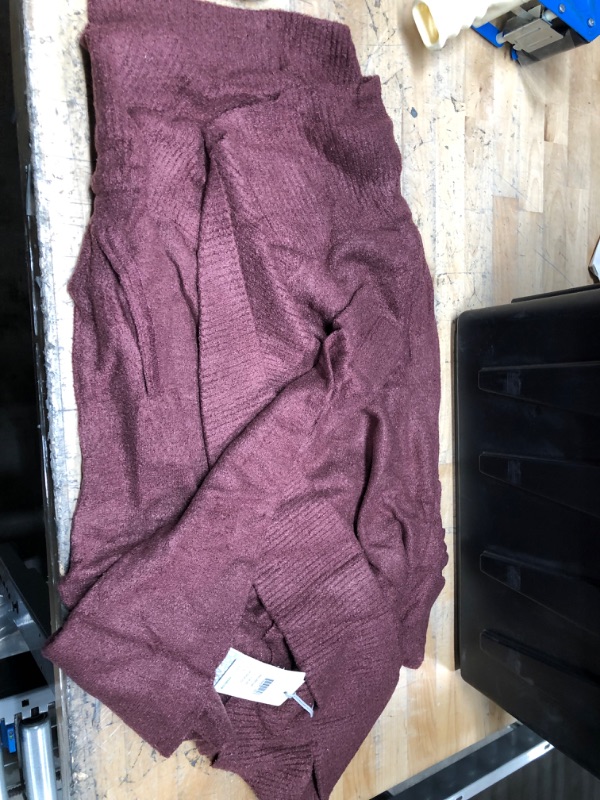 Photo 1 of Barefoot Dreams CozyChic Lite Circle Cardi, Rosewood Small