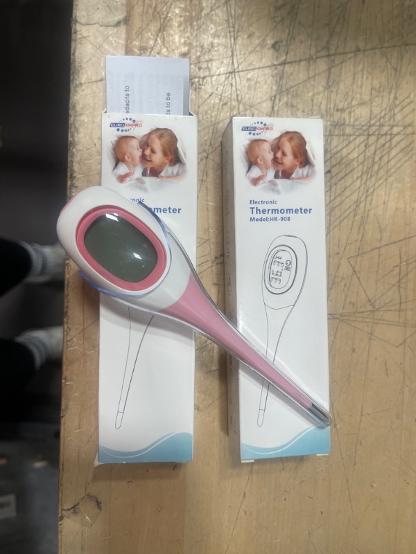 Photo 2 of 8 Seconds Fast Reading Oral Digital Thermometer for All Ages Pink
2 pack
