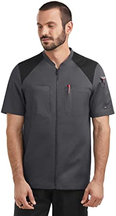 Photo 1 of CHEF 360 Men's Stretch Zip Front Chef Coat with Mesh Yoke
Size 3x