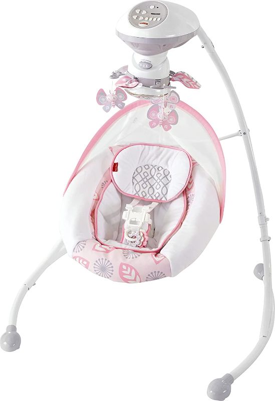 Photo 1 of Fisher-Price Deluxe Cradle 'n Swing- Surreal Serenity - Soothing Baby Swing With Two Swinging Motions, Super Soft Fabrics & a Built-In Mobile