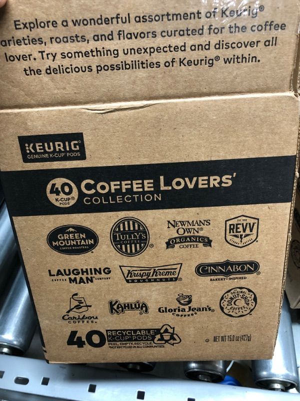 Photo 4 of **nonrefundable**best by: may 4th ,2022**
Keurig, Coffee Lovers' Collection Variety Pack, Single-Serve Keurig K-Cup Pods, 80 Count (2 Boxes of 40 Pods)
