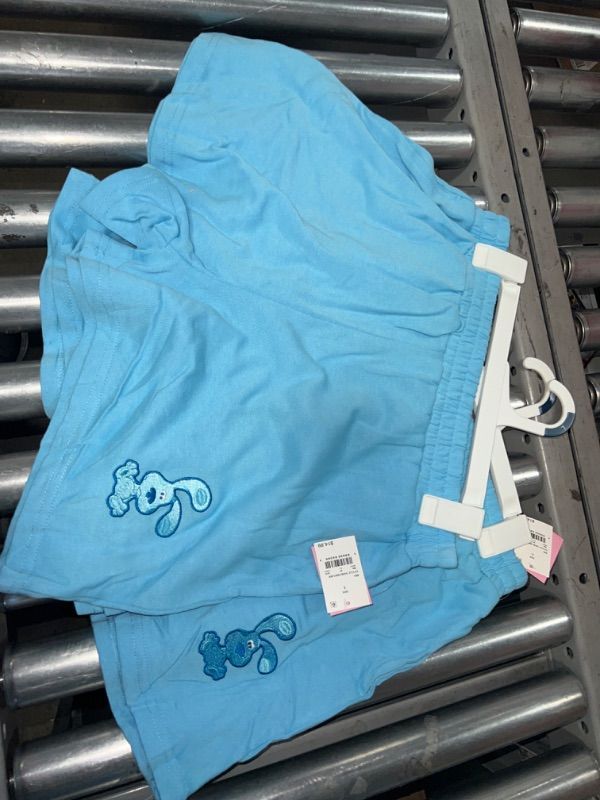 Photo 2 of 2 pack - Women's Blue's Clues Nickelodeon Graphic Lounge Shorts - Blue - size large