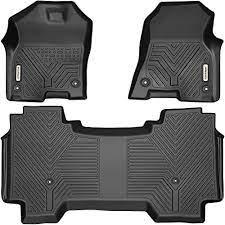 Photo 1 of **MISSING FRONT ONE**
YITAMOTOR Floor Mats Compatible with 2019-2022 Dodge Ram 1500 Crew Cab (New Body), with 1st Row Bucket Seats, No Rear Under Seat Storage Box, Custom Fit Black Floor Liners 1st & 2nd Row All-Weather
