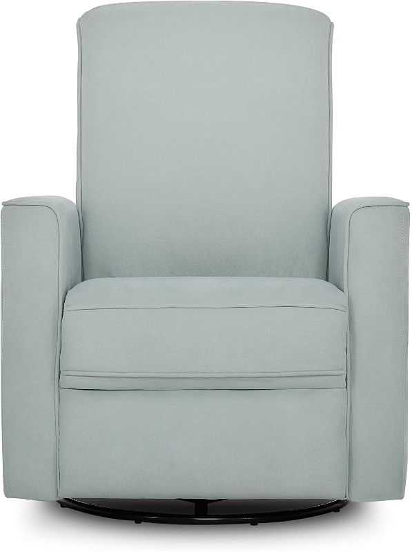 Photo 1 of **DAMAGED** Evolur Raleigh Basic Glider, Recliner and Rocker in Light Blue

