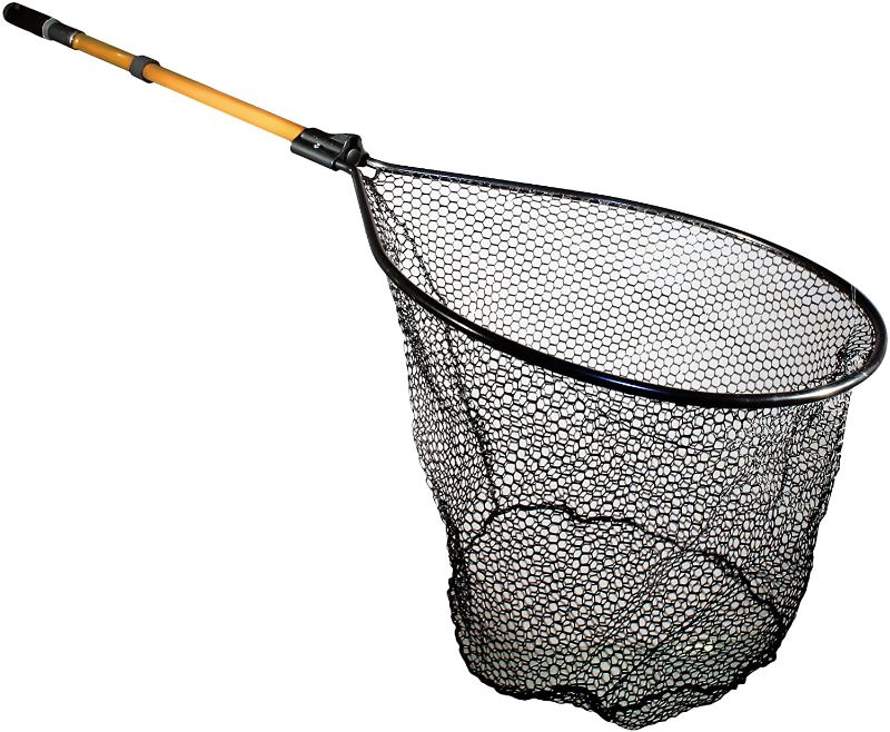 Photo 1 of **NET ONLY NO HANDLE** Frabill Conservation Series Landing Net with Camlock Reinforced Handle, 20 X 23-Inch, Premium Landing Net, Multi (9510)
