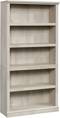 Photo 1 of **MISSING HARDWARE **Sauder Select Collection 5-Shelf Bookcase, Chalked Chestnut finish
