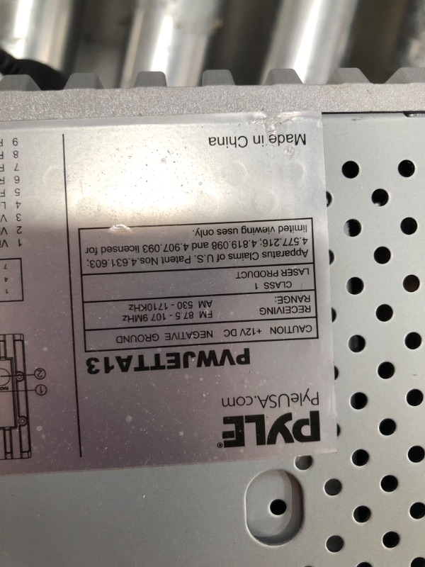 Photo 6 of ***PARTS ONLY*** PYLE PVWJETTA13 - 2013 VW Jetta Factory OEM Replacement Stereo Receiver, Plug-and-Play Direct Fitment Radio Headunit
