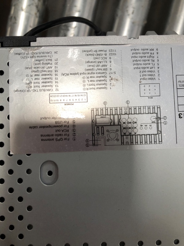 Photo 5 of ***PARTS ONLY*** PYLE PVWJETTA13 - 2013 VW Jetta Factory OEM Replacement Stereo Receiver, Plug-and-Play Direct Fitment Radio Headunit
