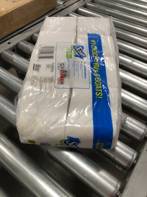 Photo 2 of (6 Pack) Scott Rapid-Dissolving Toilet Paper, 8 Rolls, Bath Tissue
