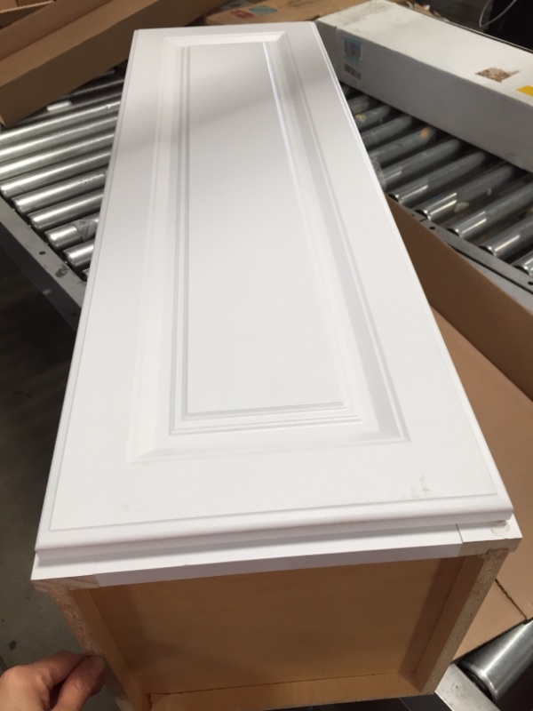 Photo 4 of *edges have some dents*
Hampton Bay
Hampton Assembled 12x36x12 in. Wall Kitchen Cabinet in Satin White