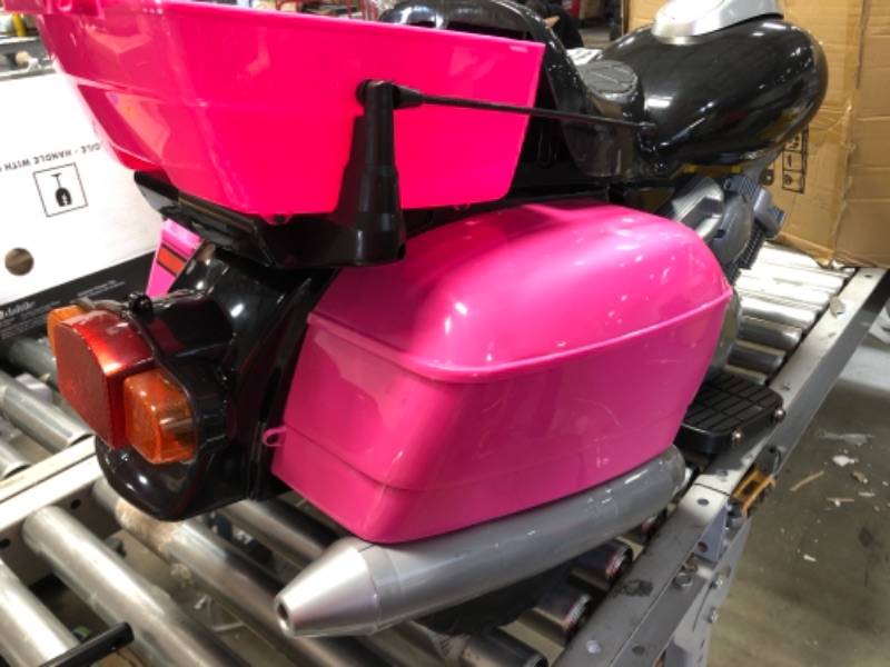 Photo 1 of **MISSING PARTS**MINOR WARE*DOESNT POWER ON* Kid Motorz Motorcycle 12-Volt Battery-Powered Ride-on Pink
