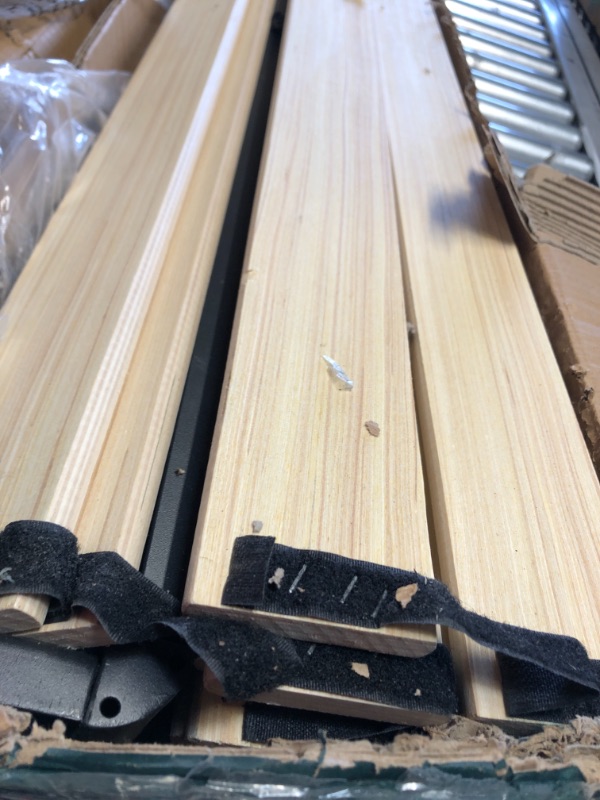 Photo 1 of **MISSING HARDWARE** Zinus Deepak Easy Assembly Wood Slat 1.6 Inch Bunkie Board / Bed Slat Replacement, King
