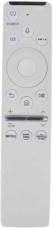 Photo 1 of BN59-01330H Replace Smart Voice Remote Control fit for Samsung UHD TV The QLED Frame LS03T Series with Netflix Button QN43LS03T QN50LS03T QN55LS03T QN65LS03T QN75LS03T QN43LS03TAFXZA QN50LS03TAFXZA
