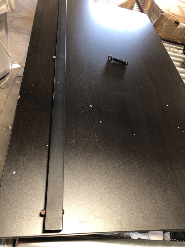 Photo 2 of **DAMAGED* *MISSING PARTS** Zinus Tresa Computer Desk / Workstation in Espresso, Large, Black
