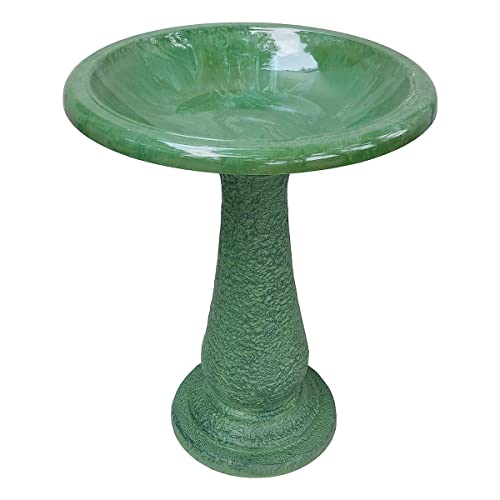 Photo 1 of **DAMAGED** TDI Brands 41900 Bird Bath, Kale Green
