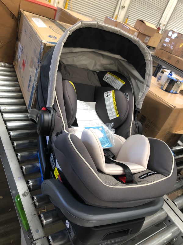 Photo 2 of Graco SnugRide SnugLock 35 Elite Infant Car Seat, Oakley Gray