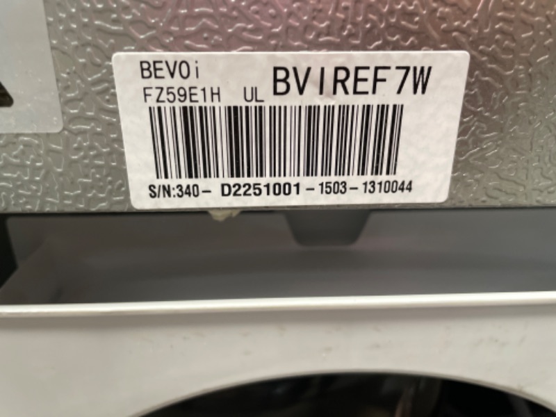 Photo 3 of Bevoi BVIREF7W 7.1CF Top Freezer Apartment Size Refrigerator in White
