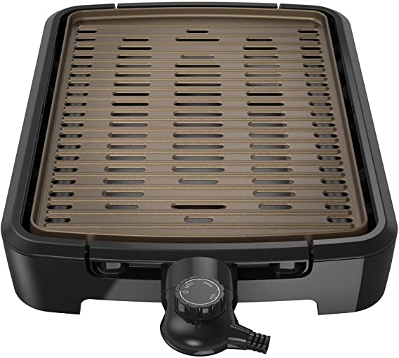 Photo 1 of George Foreman Smokeless Indoor Grill, Party Size, Black, GFS0172SB
