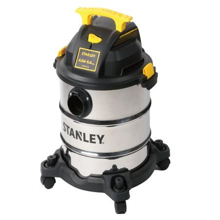 Photo 1 of Stanley SL18116 Wet/Dry Vacuum, 6 Gallon, 4 Horsepower, Stainless Steel Tank, 4.0 HP
