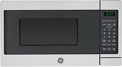 Photo 1 of GE Countertop Microwave Oven | 0.7 Cubic Feet Capacity, 700 Watts | Kitchen Essentials for the Countertop or Dorm Room | Stainless Steel
