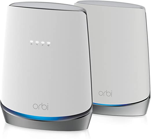 Photo 1 of NETGEAR Orbi Whole Home WiFi 6 System with DOCSIS 3.1 Built-in Cable Modem (CBK752) – Cable Modem Router + 1 Satellite Extender | Covers up to 5,000 sq. ft. 40+ Devices | AX4200 (Up to 4.2Gbps)
