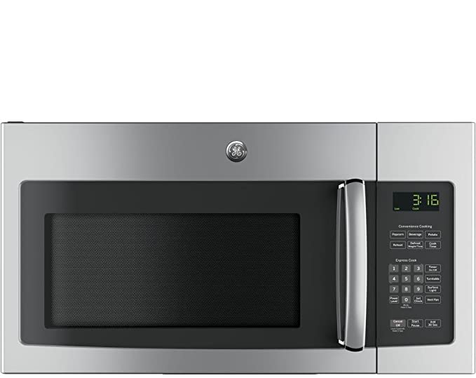 Photo 1 of GE JNM3163RJSS 30" Over-the-Range Microwave with 1.6 cu. ft. Capacity, in Stainless Steel
