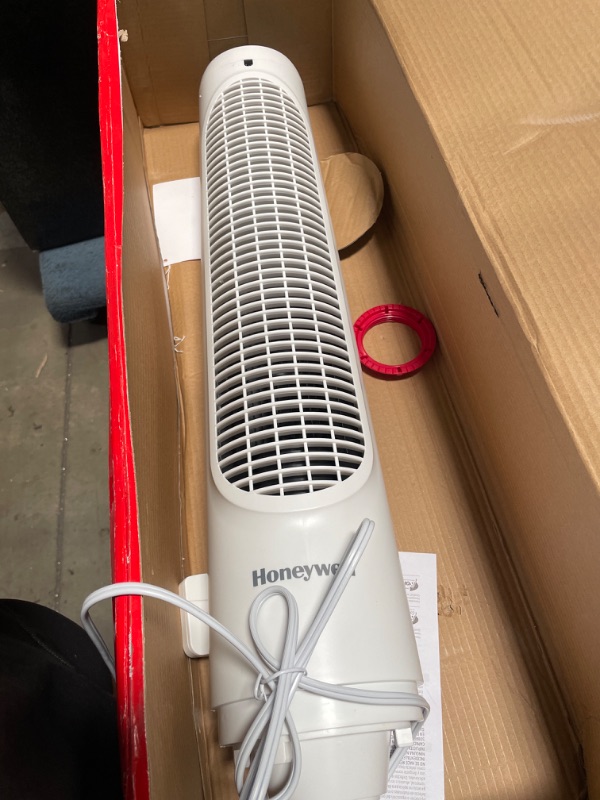 Photo 2 of Honeywell HYF260 Quiet Set Whole Room Tower Fan, White
