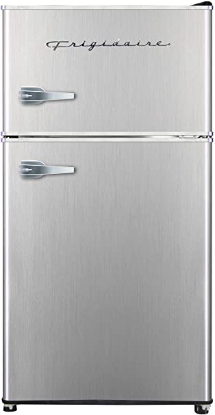 Photo 1 of Frigidaire EFR341, 3.2 cu ft 2 Door Fridge and Freezer, Platinum Series, Stainless Steel, Double
