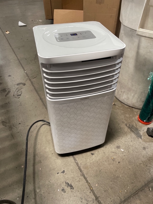 Photo 2 of TURBRO Greenland 10,000 BTU Portable Air Conditioner, Dehumidifier and Fan, 3-in-1 Floor AC Unit for Rooms up to 400 Sq Ft, Sleep Mode, Timer, Remote Included (6,000 BTU SACC)
