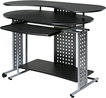 Photo 1 of OneSpace Regallo Expandable L Computer Desk, Black
