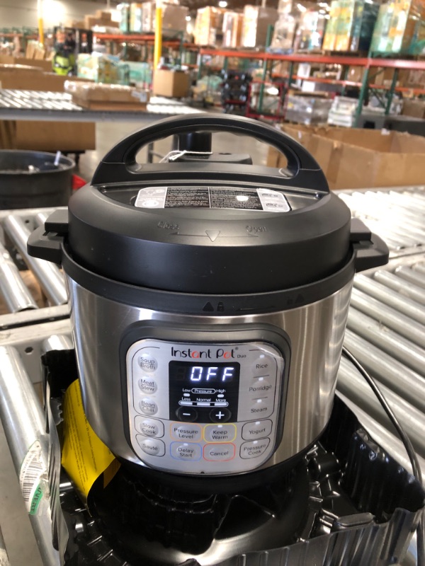 Photo 1 of  Instant Pot Duo Mini 3 Qt 7-in-1 Multi- Use Programmable Pressure Cooker, Slow Cooker, Rice Cooker, Steamer, Sauté, Yogurt Maker and Warmer 11.81 x 10.51 x 10.98 inches
