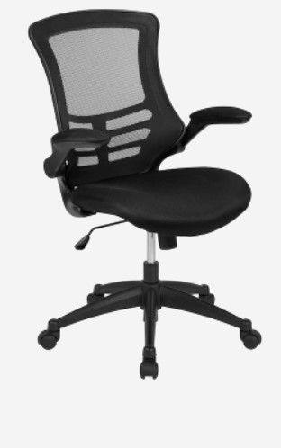 Photo 1 of USED: Flash Furniture  Black Mesh Contemporary Adjustable Height Swivel Mesh Task Chair
