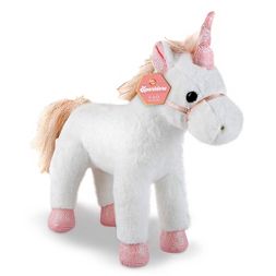 Photo 1 of FAO Schwarz Sparklers Glittery Unicorn 10" Stuffed Animal

