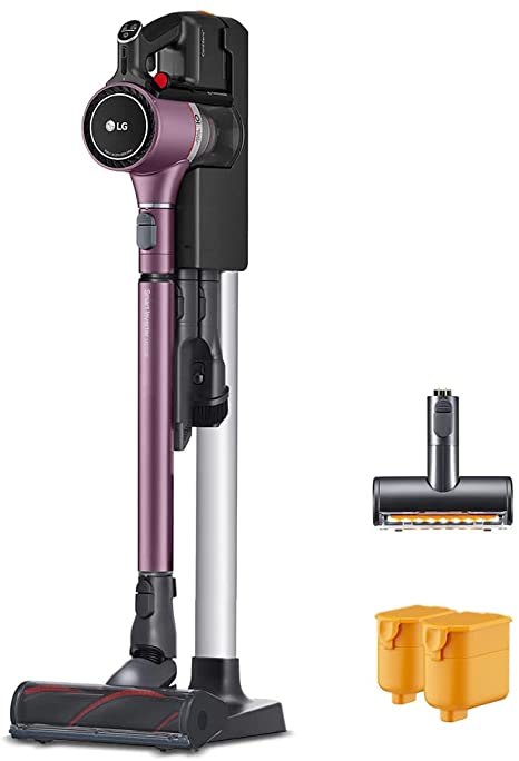 Photo 1 of LG A9 CordZero Cordless Stick Vacuum Cleaner, Hard Floor, Carpet, Upholstery, Car, Powerful Suction, High-Capacity Dust Bin, Extra Battery, Up to 120 Min, Lightweight, A927KVMS, Vintage Wine
