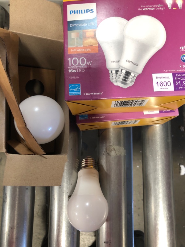 Photo 2 of **SET OF 6** 100wa19 Sw LED Bulb