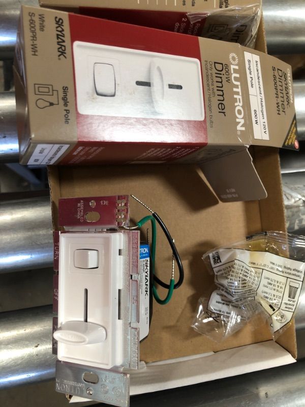 Photo 2 of **SET OF 2** Lutron Skylark 600-Watt Single-Pole Dimmer - White