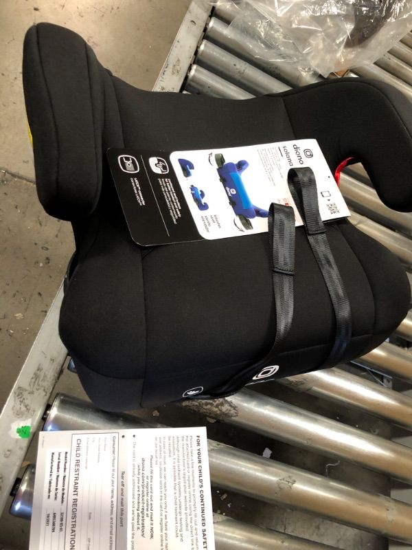 Photo 1 of Diono Solana 2, XL 2022, Dual Latch Connectors, Lightweight Backless Belt-Positioning Booster Car Seat, 8 Years 1 Booster Seat, Black

