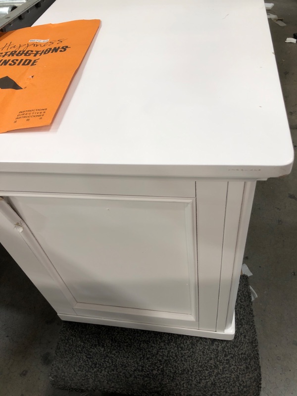 Photo 1 of **DAMAGED** Signature Design Prentice Three Drawer Night Stand - Ashley Furniture B672-93
