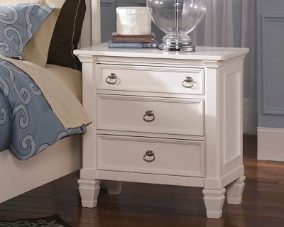 Photo 1 of **DAMAGED** Signature Design Prentice Three Drawer Night Stand - Ashley Furniture B672-93
