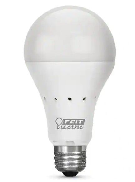 Photo 1 of 40-Watt Equivalent Soft White (2700K) A21 IntelliBulb Battery Backup LED Light Bulb
2 pack 