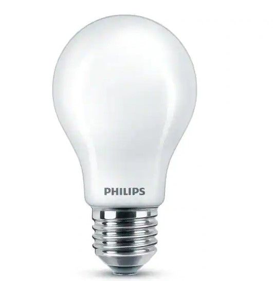 Photo 1 of 60-Watt Equivalent A19 Dimmable Energy Saving LED Light Bulb in Frosted Glass Daylight (5000K) (2-Pack)
4 boxes 