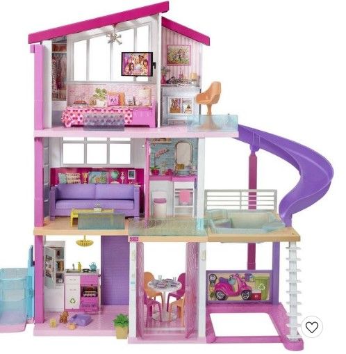 Photo 1 of Barbie Dreamhouse Dollhouse with Wheelchair Accessible Elevator

