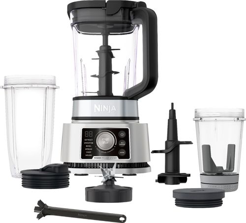 Photo 1 of *base of blender is detached*
Ninja Foodi Power Blender & Processor System with Smoothie Bowl Maker and Nutrient Extractor 1400 Watts
