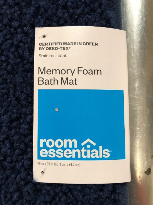 Photo 2 of 20"x30" Boucle Memory Foam Bath Rug - Room Essential